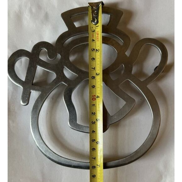 Set Of 4 Copco Cast Aluminum Snowman Snowflake Trivet Baking Cooking Christmas - Picture 2 of 8